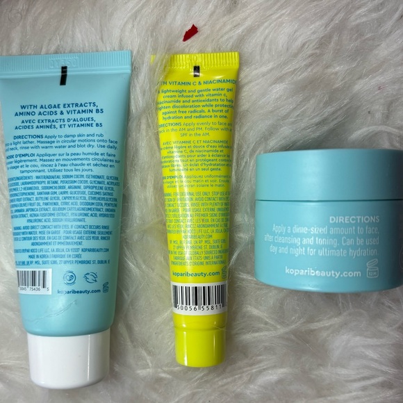 Kopari Marine Purifying Gel Cleanser, vitamin c moisturizer and whipped cream - Picture 3 of 4